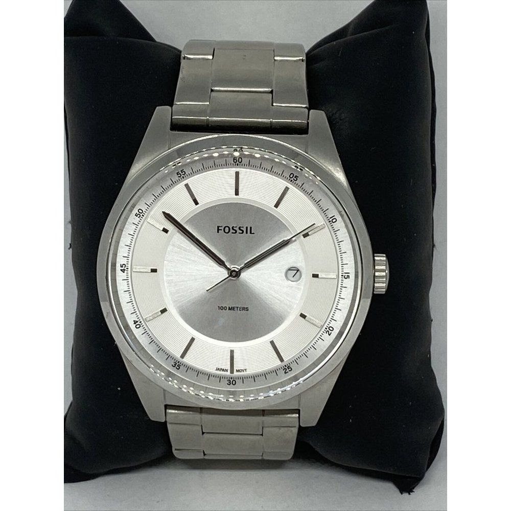 Fossil Mathis FS5424 Men's Silver Stainless Steel